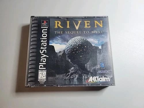Riven: The Sequel to Myst (Sony PlayStation 1, 1997) PS1 Complete *Tested&Works*