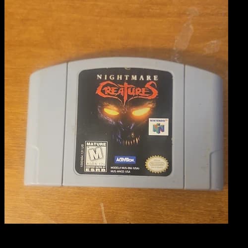 Activision Nightmare Creatures Nintendo 64 N64 NTSC-U/C M Mature