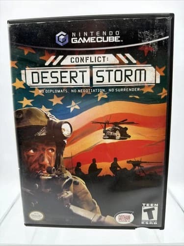 Conflict Desert Storm (Nintendo GameCube, 2003) Complete w/ Manual