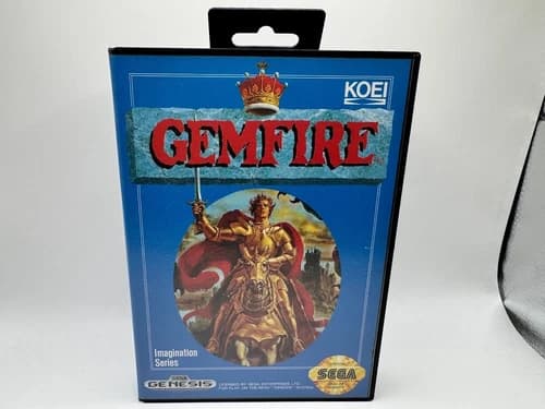 Gemfire (Sega Genesis, 1992) – Complete in Box with Manual