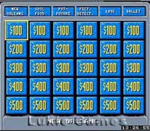 JEOPARDY - SNES Super Nintendo Game