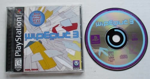 WIPEOUT 3 Playstation 1 PS1 Clean Tested Authentic