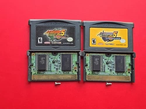 Mega Man Battle Network 5 Team Colonel Protoman Game Boy Advance Authentic Saves