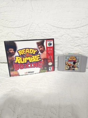 Nintendo 64 N64 Ready 2 Rumble Boxing Round 2 Authentic