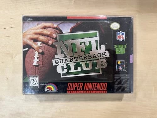 SNES: NFL Quarterback Club - Complete With Protective Case
