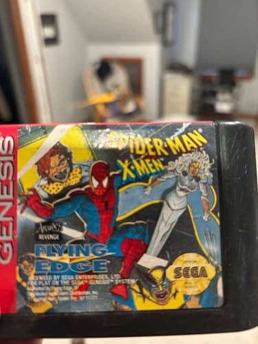 Spider-Man/X-Men: Arcade's Revenge (Sega Genesis, 1993). Game cartridge only.