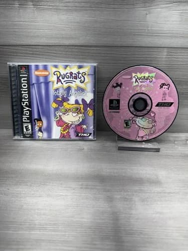 Rugrats Totally Angelica PS1 PlayStation 1 Complete - Disc Resurfaced