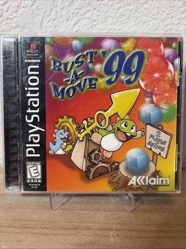 Bust-A-Move '99 PlayStation 1 PS1 Black Label CIB Tested