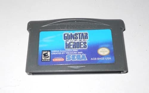 Gunstar Super Heroes (Nintendo Game Boy Advance, 2005) Authentic - Tested