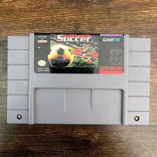 Elite Soccer (Super Nintendo, SNES 1994) Cartridge Only Cleaned And Tested