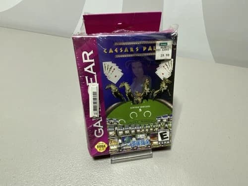 Caesar's Palace (for Sega Game Gear) Game Cartridge, CIB Complete in Box