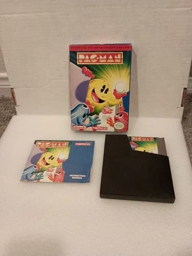 Pac Man gray NAMCO Version (Nintendo Entertainment System) Complete CIB