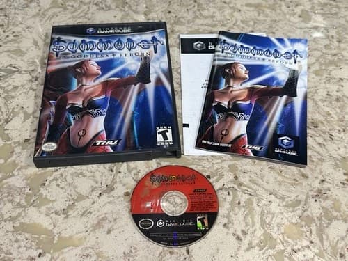 Summoner A Goddess Reborn Nintendo GameCube CIB Complete Tested Works Read