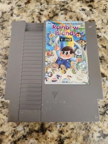 Rainbow Islands (Nintendo Entertainment System, 1991) Tested Authentic Cart
