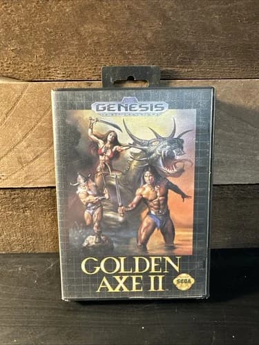 Golden Axe II 2 Sega Genesis Complete In Box 1991 Tested And Working Authentic