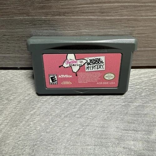 The Barbie Diaries: High School Mystery (Nintendo Game Boy Advance) Cart Only