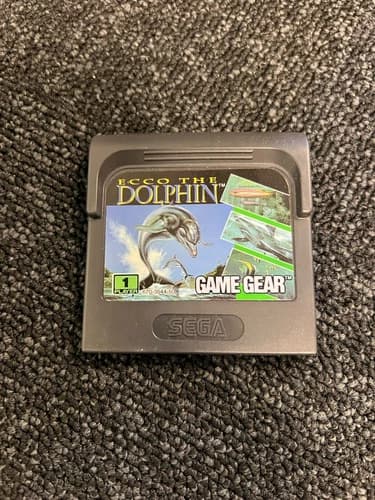 Sega Game Gear Ecco The Dolphin