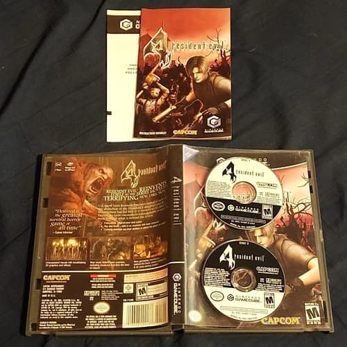 Capcom Resident Evil 4 (GameCube, 2005) Complete w/ Manual, NTSC-U/C, M