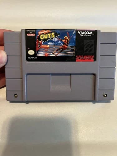 Nickelodeon Guts SNES Tested and Working