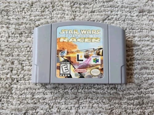 Star Wars Episode 1 Pod Racer (N64 Nintendo 64) Authentic - Tested Ships TODAY!