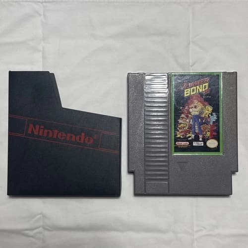 James Bond Jr. Nintendo Nes Cleaned & Tested Authentic