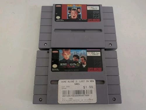 Home Alone Super Nintendo SNES - Cartridge Only 1 And 2