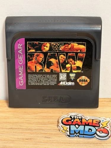 WWF RAW (Sega Game Gear, 1994) Cleaned+Tested