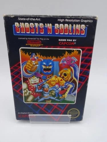 Ghosts 'n Goblins (Nintendo Entertainment System, 1986) CIB Complete with Manual