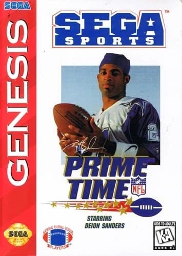Prime Time NFL Football - Sega Genesis Game Complete
