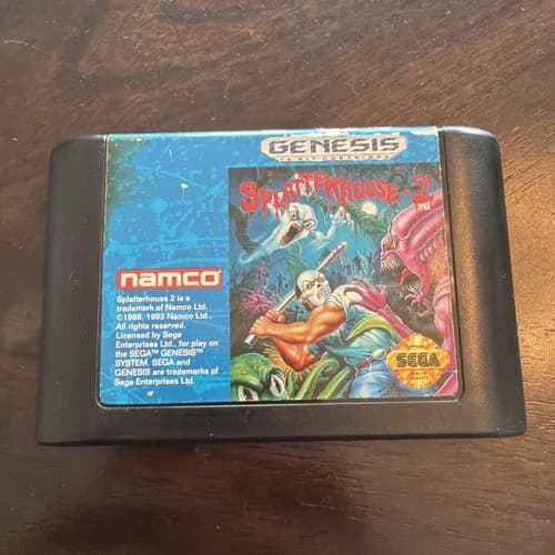 Splatterhouse 2 Sega Genesis 1992 Authentic