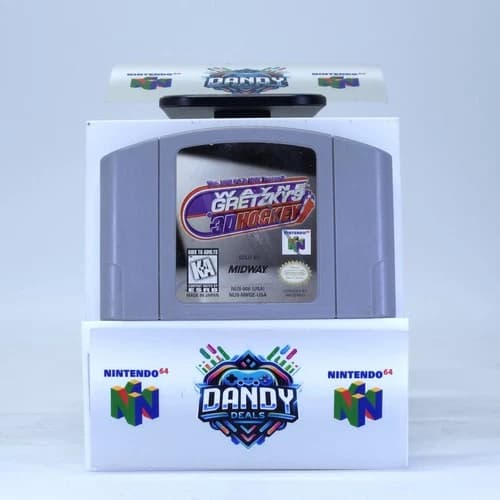 Wayne Gretzky's 3D Hockey N64 Authentic, Tested - Nintendo 64