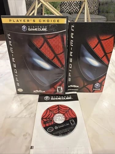 Spider-Man (Nintendo GameCube, 2002) Complete Tested Player's Choice