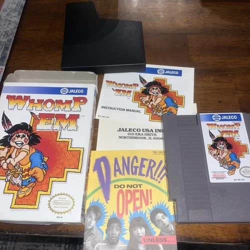 Whomp Em (Nintendo NES) Complete in Box CIB