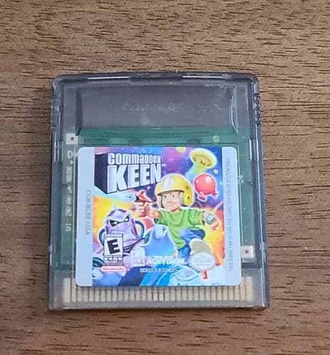Commander Keen (Nintendo Game Boy Color, 2001) Authentic GameBoy Cartridge Only