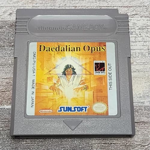 Daedalian Opus (Nintendo GameBoy) Authentic Tested Game Cartridge