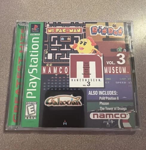 Playstation 1,PS1: Namco Museum Vol. 3 1996 Complete with manual