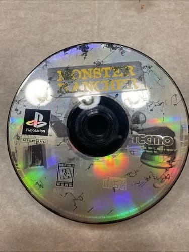 Monster Rancher (Sony PlayStation 1, 1997) PS1 Authentic Tested Game Disc