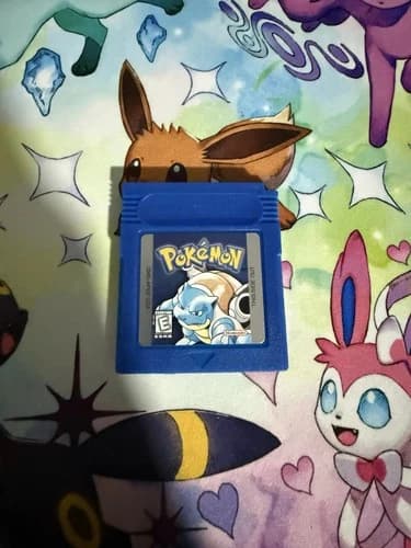 Pokémon Blue Version Game Boy Color Video Game Cartridge