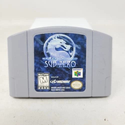 Mortal Kombat Mythologies: Sub-Zero N64 (Nintendo 64) Authentic Tested Working