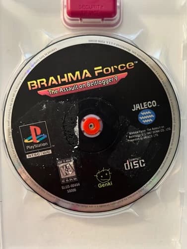 Brahma Force The Assault on Beltlogger 9 PS1-Disc only-See description