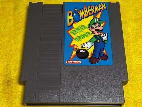 Bomberman: Luigi's Fall NES Nintendo Game Fun Luigi Bros