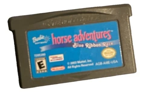 Barbie Horse Adventures Blue Ribbon Race- Gameboy Advance (Game Only)