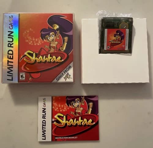 Shantae (Nintendo Game Boy Color GBC, 2021) WayForward Limited Run Games LRG CIB