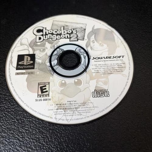Chocobo’s Dungeon 2 - PlayStation 1 (PS1) - Disc Only - Tested Working