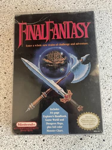 final fantasy NES CIB