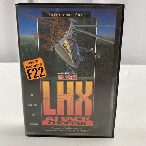 LHX Attack Chopper (Sega Genesis, 1992) Complete