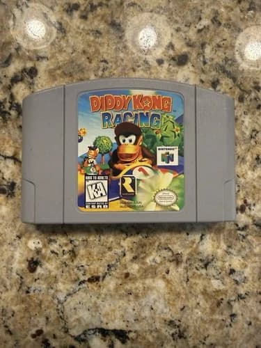 Diddy Kong Racing N64 Nintendo 64 Game, 1997, Authentic, Tested