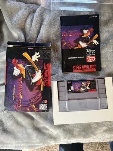Maui Mallard in Cold Shadow Super Nintendo SNES CIB Authentic Tested *