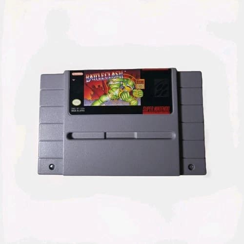 Nintendo SNES Battle Clash Game Cartridge Cleaned & Tested