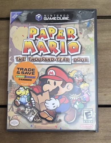 2004 Nintendo GameCube Paper Mario The Thousand-Year Door Complete In Box